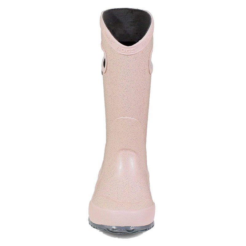 BOGS Rainboot Glitter Girls' Toddler-Youth Boot, 4 M US Big Kid, Rose-Pink - Image 5